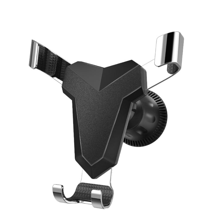 Gravity Navigation Car Air Outlet Triangular Mobile Phone Holder(Gray) - Car Holders by PMC TechLife | Online Shopping South Africa | PMC TechLife