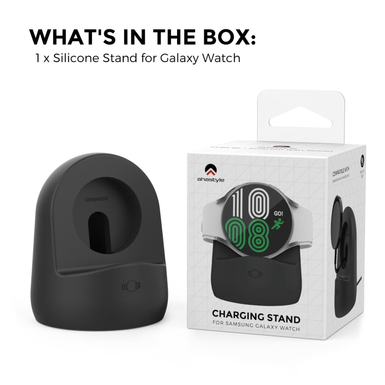 AhaStyle PT181 Watch Silicone Charging Stand For Galaxy Watch 3 / 4 / Active / Active 2(Grey) - free shipping - PMC TechLife - Order now!