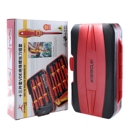 RDEER VDE-9913 13 In 1 Insulated Screwdriver Set Screwdriver Electrician Tools - free shipping - PMC Jewellery - Order now!