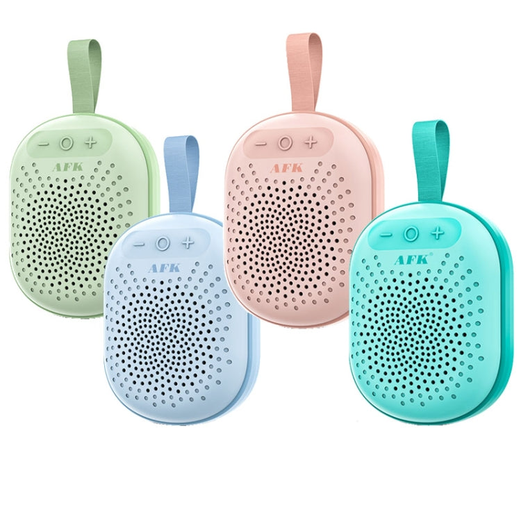 AFK BT-513 TWS Mini Portable RGB Light Bluetooth Speaker 3D Sound Effect Waterproof Bluetooth Audio(Green) - Mini Speaker by AFK | Online Shopping South Africa | PMC TechLife