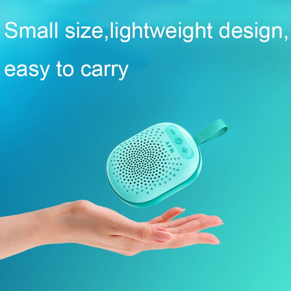 AFK BT-513 TWS Mini Portable RGB Light Bluetooth Speaker 3D Sound Effect Water-resistant Bluetooth Audio(Green)