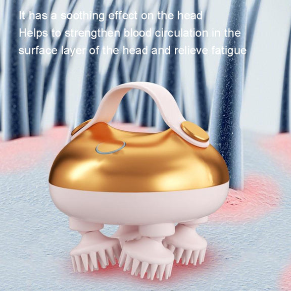 MAH02 Smart Head Massage Wireless Kneading Massager(Silver)
