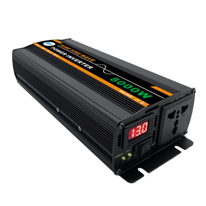 8000W (Actual 1300W) 12V to 220V High Power Car Sine Wave Inverter Power Converter - Pure Sine Wave by PMC Jewellery | Online Shopping South Africa | PMC Jewellery | Buy Now Pay Later Mobicred