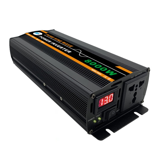 8000W (Actual 1300W) 12V to 220V High Power Car Sine Wave Inverter Power Converter - Pure Sine Wave by PMC Jewellery | Online Shopping South Africa | PMC Jewellery | Buy Now Pay Later Mobicred