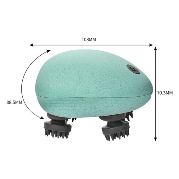 Mini Electric Head Massage(White)