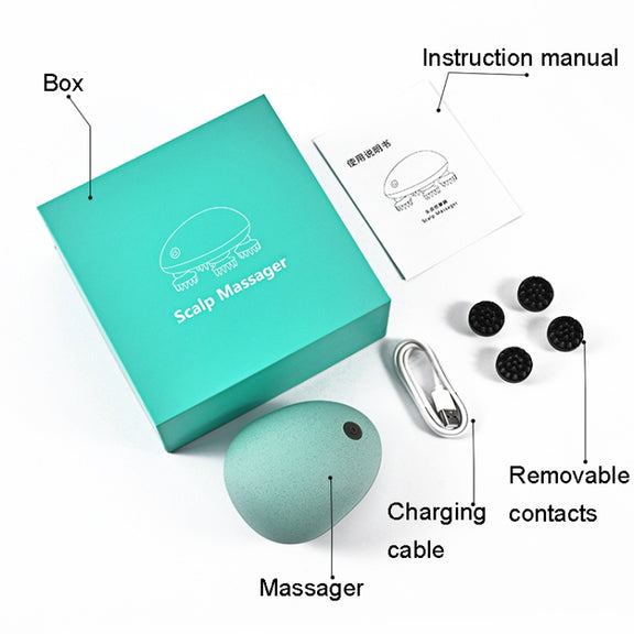 Mini Electric Head Massage(White)