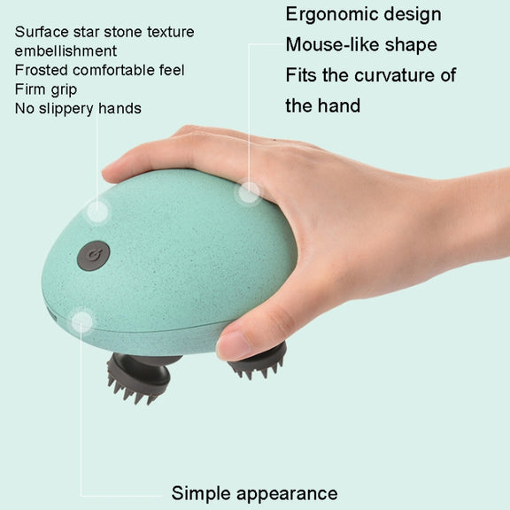 Mini Electric Head Massage(White)