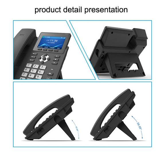 S135 PSTN+SIP Dual Mode Recording Smart Phone 6 Ways VOIP Network Phone IP Phone
