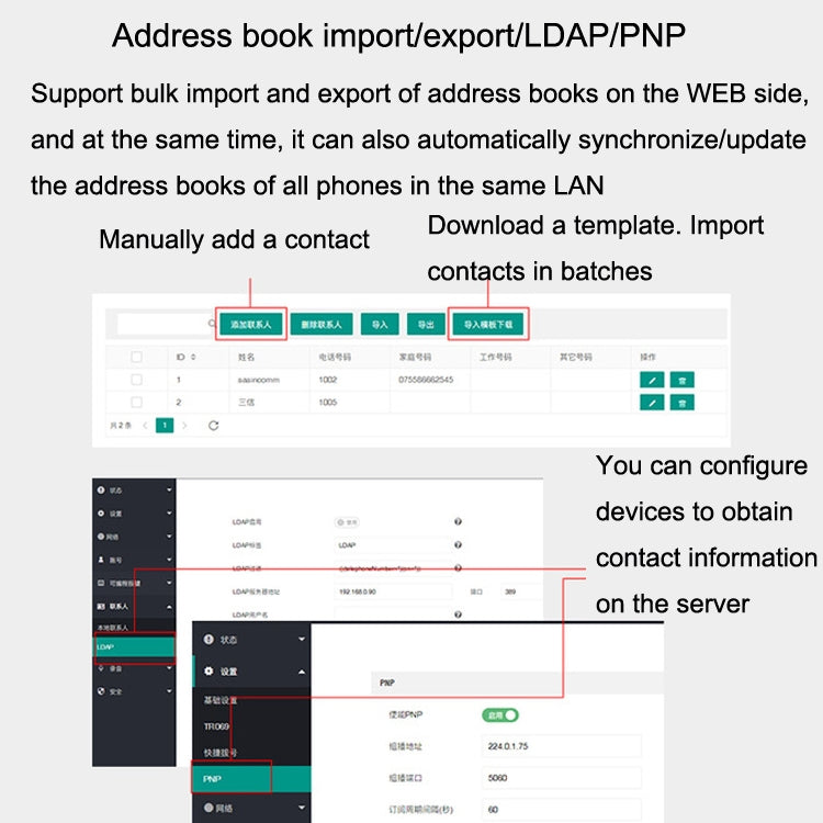 S135 PSTN+SIP Dual Mode Recording Smart Phone 6 Ways VOIP Network Phone IP Phone - Smart Rings / Smart Telephones by PMC TechLife | Online Shopping South Africa | PMC TechLife | Buy Now Pay Later Mobicred