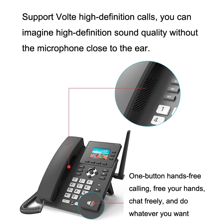 S01 Smart VOIP Network Phone 4G Full Netcom SIP Audio ConferenceBusiness Office Wireless Fixed Landline - Smart Rings / Smart Telephones by PMC TechLife | Online Shopping South Africa | PMC TechLife