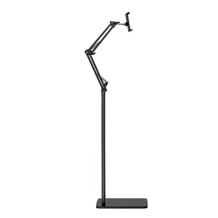 155cm Mobile Phone Tablet Live Broadcast Bedside Lifting Bracket Cantilever Floor Stand (Black) - Lazy Bracket by PMC TechLife | Online Shopping South Africa | PMC TechLife