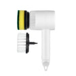 Wireless Electric Cleaning Brush USB Rechargeable Kitchen Bathtub Tile Cleaning Brushes White 800 mAh - free shipping - PMC TechLife - Order now!