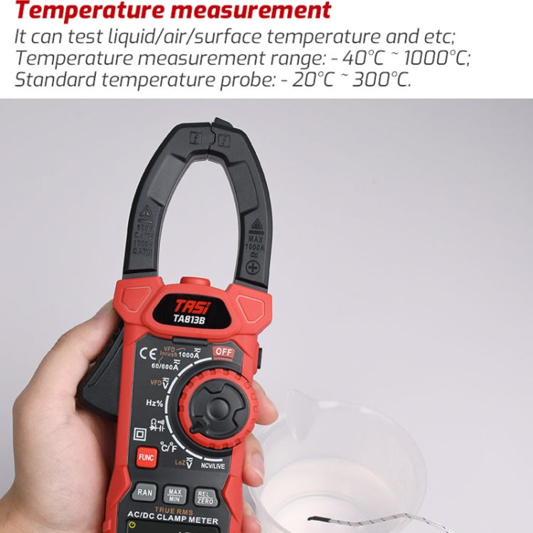 TASI TA813B Clamp Meter High Accuracy AC DC Voltage Ammeter - free shipping - PMC TechLife - Order now!