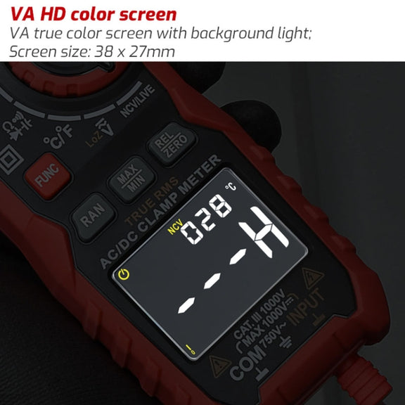 TASI TA813A Clamp Meter High Accuracy AC DC Voltage Ammeter