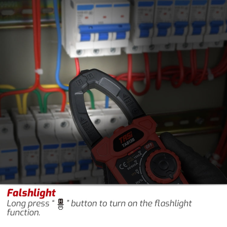 TASI TA813B Clamp Meter High Accuracy AC DC Voltage Ammeter - free shipping - PMC TechLife - Order now!