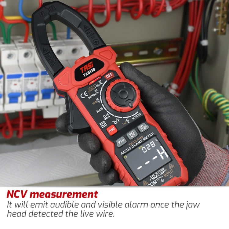 TASI TA813B Clamp Meter High Accuracy AC DC Voltage Ammeter - free shipping - PMC TechLife - Order now!