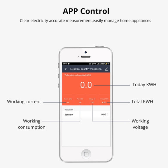 ZMAi-90 Wifi Smart Switch Energy Meter Support Tuya Smart Life APP Work With Alexa Google