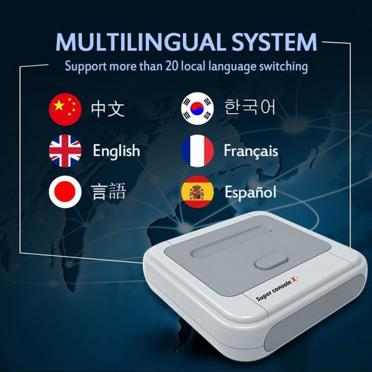 Super Console X 64GB 30000+ Games Wireless 4K HD 3D Double Game Console Box, US Plug - free shipping - PMC TechLife - Order now!