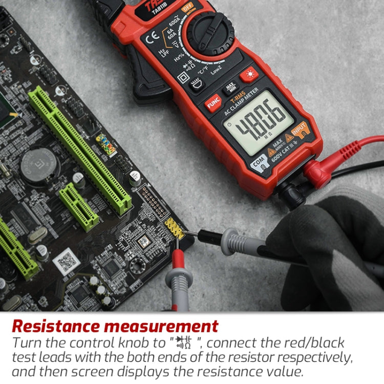 TASI TA811A Clamp Meter High Accuracy AC DC Voltage Ammeter - free shipping - PMC TechLife - Order now!