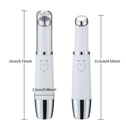 Eye Vibration Heating Massage Pen Removing Eye Wrinkle and Importing Massager Beauty Instruments(White) - free shipping - PMC Jewellery - Order now!
