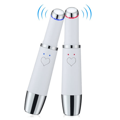 Eye Vibration Heating Massage Pen Removing Eye Wrinkle and Importing Massager Beauty Instruments(White) - free shipping - PMC Jewellery - Order now!