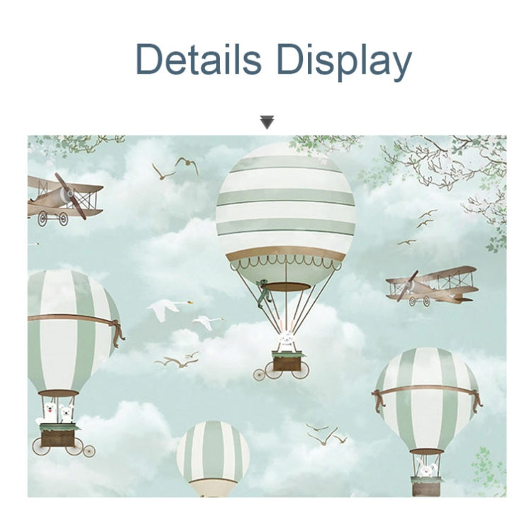 1.5m X 1m Cartoon Airplane Hot Air Balloon Theme Birthday Background Cloth Photography Decoration Backdrop - Birthday Party by PMC TechLife | Online Shopping South Africa | PMC TechLife