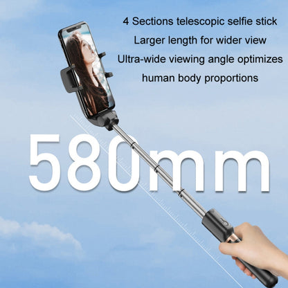 APEXEL APL-D6 Live Video Multifunctional Mobile Phone Gimbal Stabilizer Selfie Stick - free shipping - PMC Jewellery - Order now!