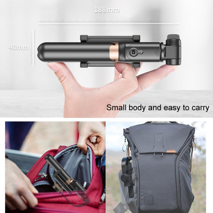 APEXEL APL-D6 Live Video Multifunctional Mobile Phone Gimbal Stabilizer Selfie Stick - free shipping - PMC Jewellery - Order now!