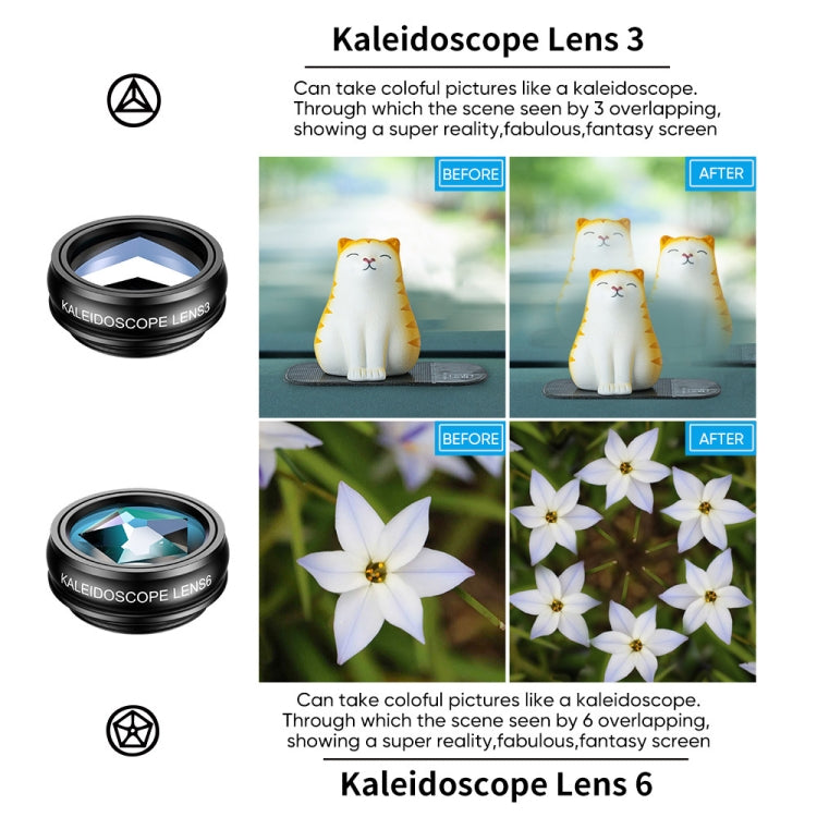 APEXEL APL-22XDG9 22X External Camera Adjustable Focus Mobile Phone Lens(10 in 1) - free shipping - PMC Jewellery - Order now!