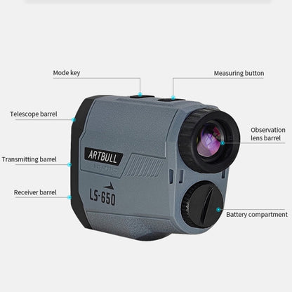 ARTBULL LS-650 Outdoor Golf Laser Rangefinder 650m Altimeter Telescope - free shipping - PMC Jewellery - Order now!