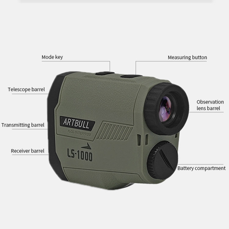 ARBULL LS-1000 Golf Rangefinder Outdoor Altimeter Goniometer Telescope - free shipping - PMC TechLife - Order now!