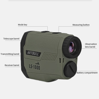 ARBULL LS-1000 Golf Rangefinder Outdoor Altimeter Goniometer Telescope - free shipping - PMC Jewellery - Order now!