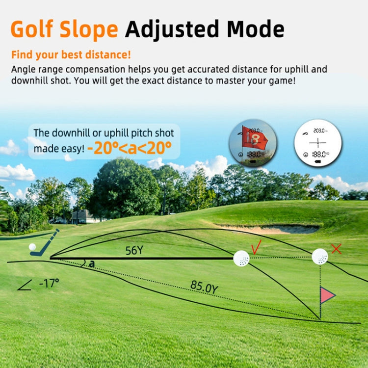 ARTBULL Golf Rechargeable Telescope Laser Rangefinder with Screen, Specification: 1200m - free shipping - PMC TechLife - Order now!