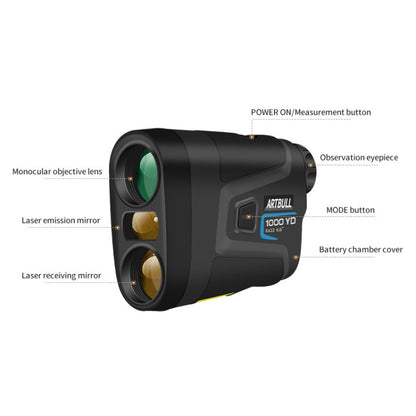ARTBULL 1000m Golf Laser Rangefinder Telescope Altimeter Speedometer - free shipping - PMC Jewellery - Order now!