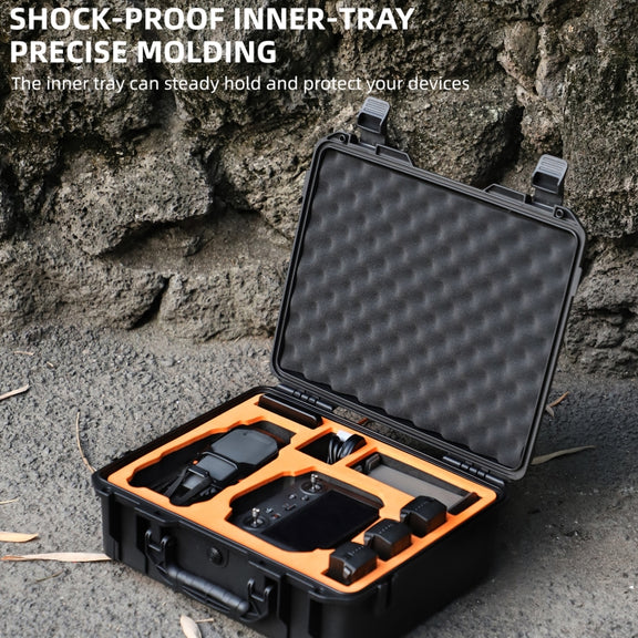 Sunnylife AQX-8 For Mavic 3 Pro / Mavic 3 Classic / Mavic 3 Water-resistant Large Capacity Protective Handbox(Black)