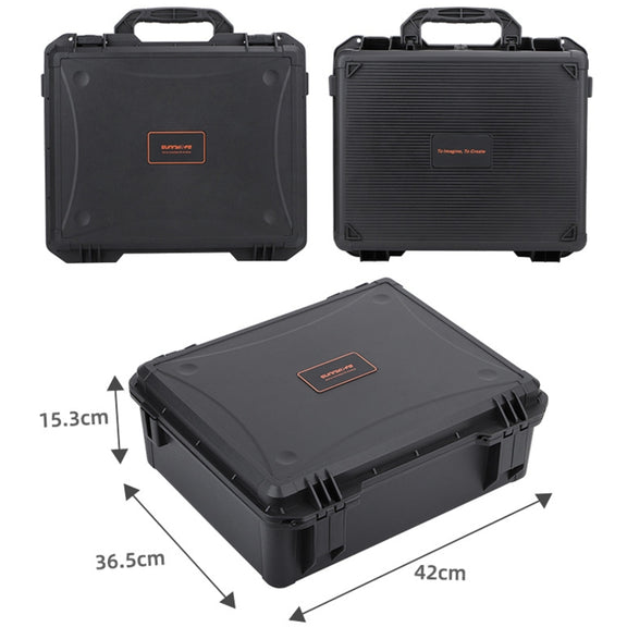 Sunnylife AQX-9 For DJI Avata Flying Glasses Water-resistant Large Capacity Protective Carrying Case(Black)
