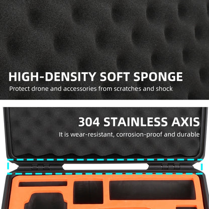 Sunnylife AQX-9 For DJI Avata Flying Glasses Waterproof Large Capacity Protective Carrying Case(Black) - free shipping - PMC Jewellery - Order now!