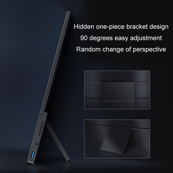 13.3 inch Touch Version 4K Portable External Extended Screen Display For Switch/PS5/Mobile Phone/Computer(AU Plug)