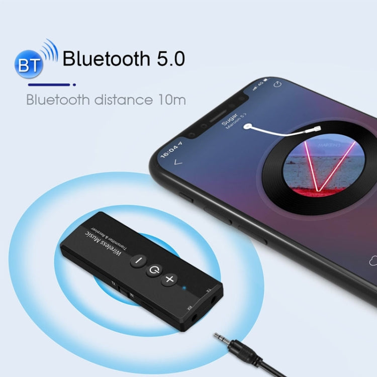 3 In 1 Bluetooth 5.0 Adapter TV Computer Wireless Audio Receiving Transmitter - Audio Receiver Transmitter by PMC TechLife | Online Shopping South Africa | PMC TechLife