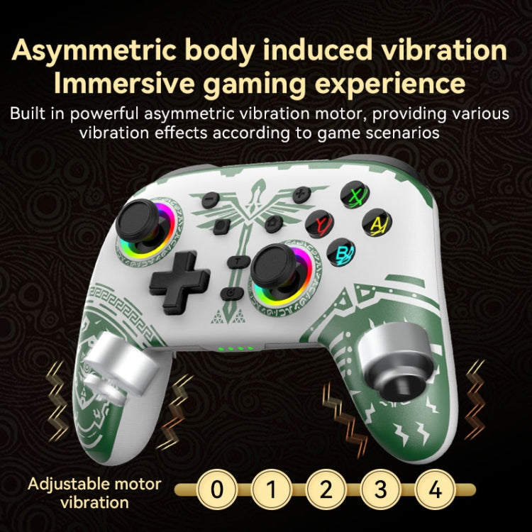 Wireless Bluetooth Somatosensory Vibration Gamepad for Nintendo Switch/Switch PRO, Color: Black Gold - Gamepads by PMC TechLife | Online Shopping South Africa | PMC TechLife
