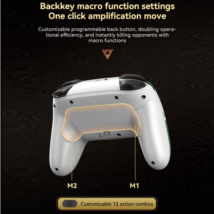 Wireless Bluetooth Somatosensory Vibration Gamepad for Nintendo Switch/Switch PRO, Color: Black Gold - Gamepads by PMC TechLife | Online Shopping South Africa | PMC TechLife