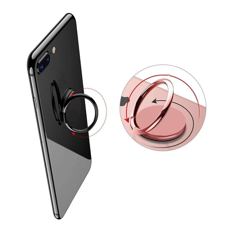 Full Metal Bracket 360 Degree Rotating Magnetic Phone Ring Buckle(Gold) - Ring Holder by PMC TechLife | Online Shopping South Africa | PMC TechLife