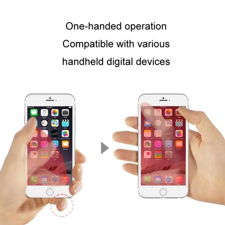 Full Metal Bracket 360 Degree Rotating Magnetic Phone Ring Buckle(Silver) - Ring Holder by PMC TechLife | Online Shopping South Africa | PMC TechLife