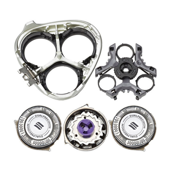 For Philips AT/PT Series Razor Integral Head with HQ8 Double-layer Blades(Dark Grey)
