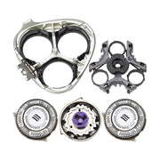For Philips AT/PT Series Razor Integral Head with HQ8 Double-layer Blades(Navy Blue)