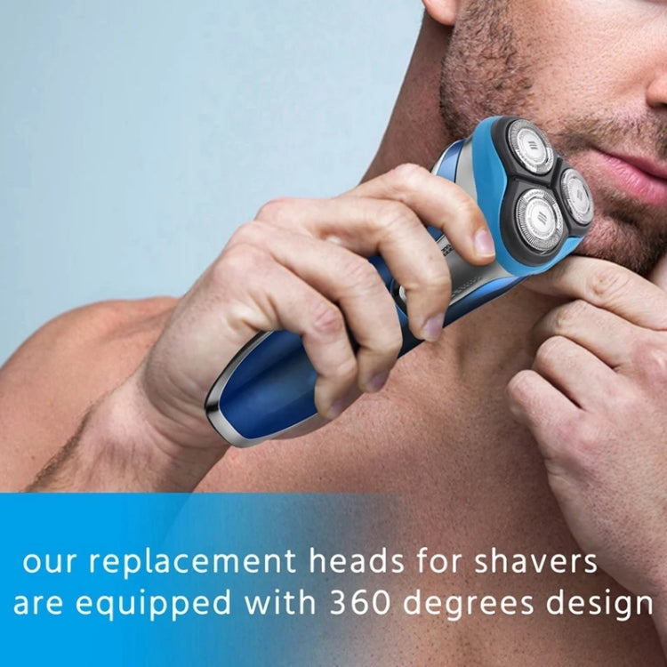 For Philips AT/PT Series Razor Integral Head with HQ8 Double-layer Blades(Gold)