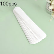 100pcs Disposable Hat Brim Stickers Shirt Collar Anti-dirty Sweat-absorbing Stickers(White)