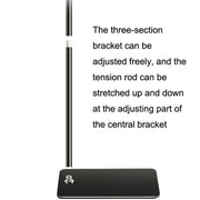 175cm Mobile Phone Tablet Live Broadcast Bedside Lifting Bracket Floor Model (Black)