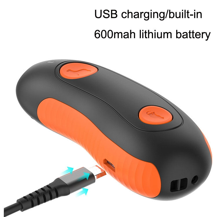 Ultrasonic Pet Trainer Handheld Sonic Dog Repeller Portable Electronic Dog Trainer(Orange) - Training Aids by PMC TechLife | Online Shopping South Africa | PMC TechLife | Buy Now Pay Later Mobicred