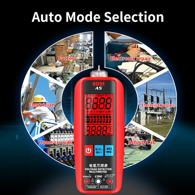BSIDE A5 High Precision Intelligent Digital Pen Universal Table(Standard Without Battery) - Digital Multimeter by BSIDE | Online Shopping South Africa | PMC Jewellery | Buy Now Pay Later Mobicred